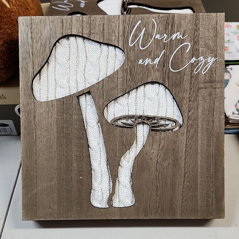 Warm and Cozy Mushroom Wall Art